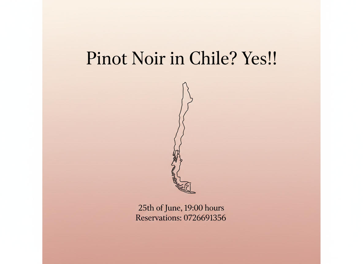 Pinot Noir in Chile? Yes!!!